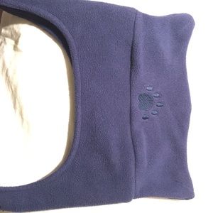 Navy fleece toddler hat